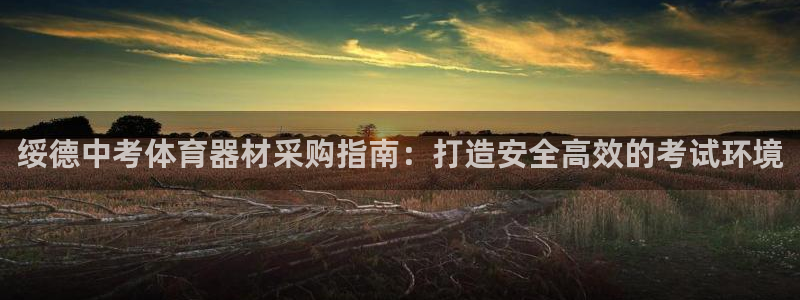 尊龙凯时台子：绥德中考体育器材采购指南：打造安全高效