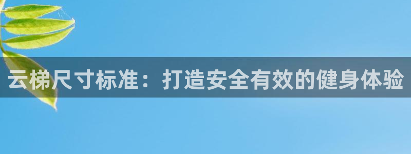 尊龙人生就是博AG：云梯尺寸标准：打造安全有效的健身