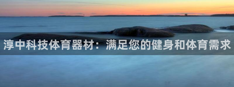 凯时k66娱乐登录：淳中科技体育器材：满足您的健身和