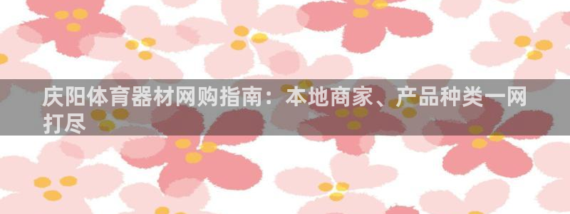 尊龙d88现金可来就送38：庆阳体育器材网购指南：本