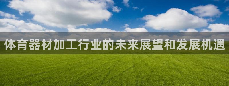 尊龙凯时代理佣金发不发：体育器材加工行业的未来展望和