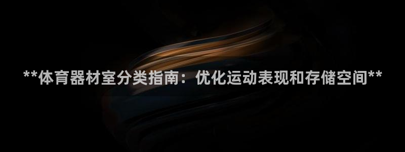 尊龙官网国际：**体育器材室分类指南：优化运动表现和