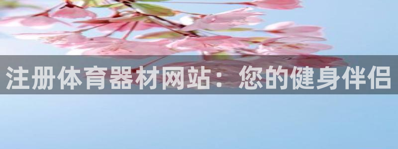 尊龙app怎么样：注册体育器材网站：您的健身伴侣