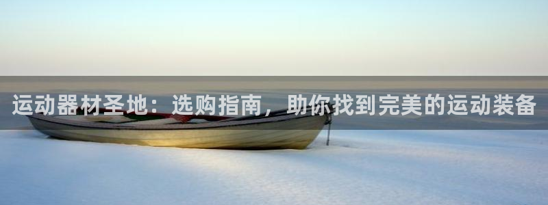 尊龙凯时 人生就是搏：运动器材圣地：选购指南，助你找